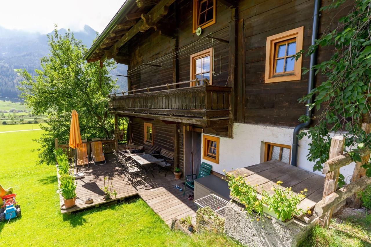 Ferienwohnung Bauernhof Obererlach Bramberg am Wildkogel Bagian luar foto