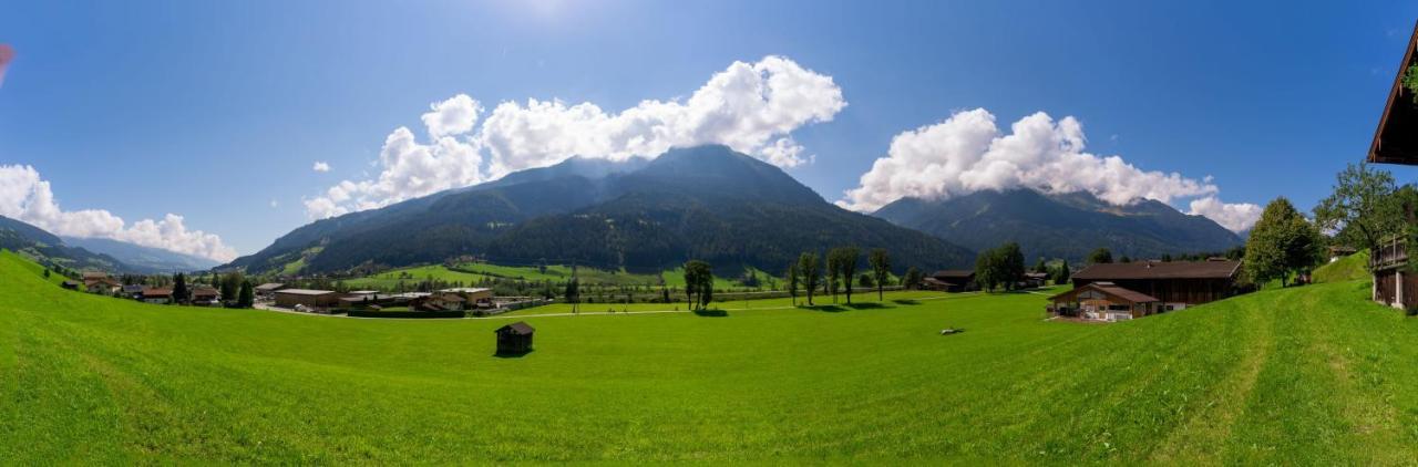 Ferienwohnung Bauernhof Obererlach Bramberg am Wildkogel Bagian luar foto